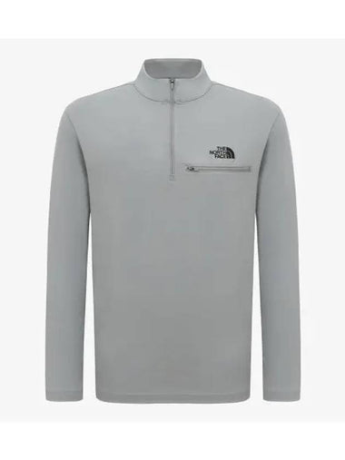 The North Face NT7LQ52B Men s Mountain Flex Zip Tee - THE NORTH FACE - BALAAN 1