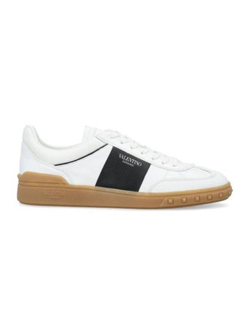 Logo Band Low-Top Sneakers White - VALENTINO - BALAAN 1