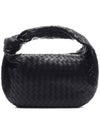 Intrecciato Jody Small Shoulder Bag Black - BOTTEGA VENETA - BALAAN 2