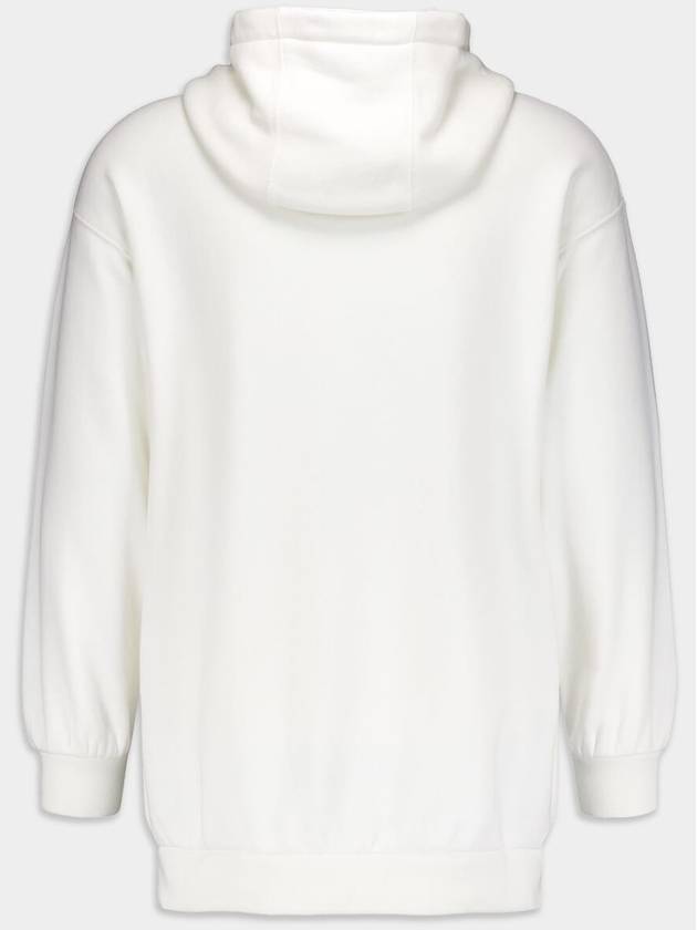 Cotton Jersey Hoodie White - GUCCI - BALAAN 3