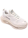 Triple S Lace-Up Low Top Sneakers White - BALENCIAGA - BALAAN 4