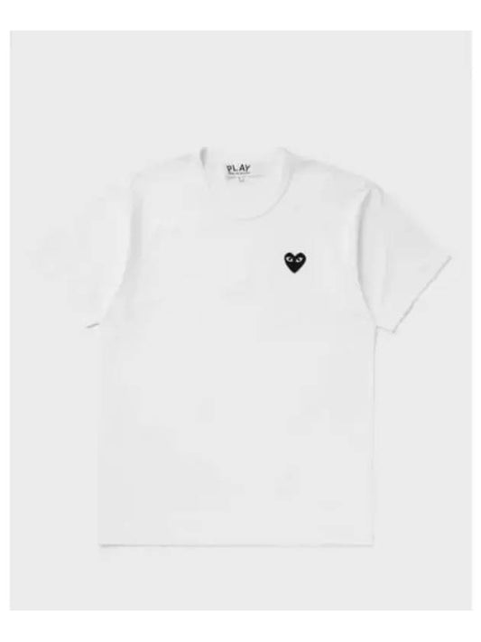 Play Small Black Waffen Short Sleeve T-Shirt P1 AZ T064 2 White - COMME DES GARCONS - BALAAN 2