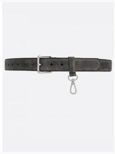 Distressed Leather Belt Black - MAISON MARGIELA - BALAAN 2