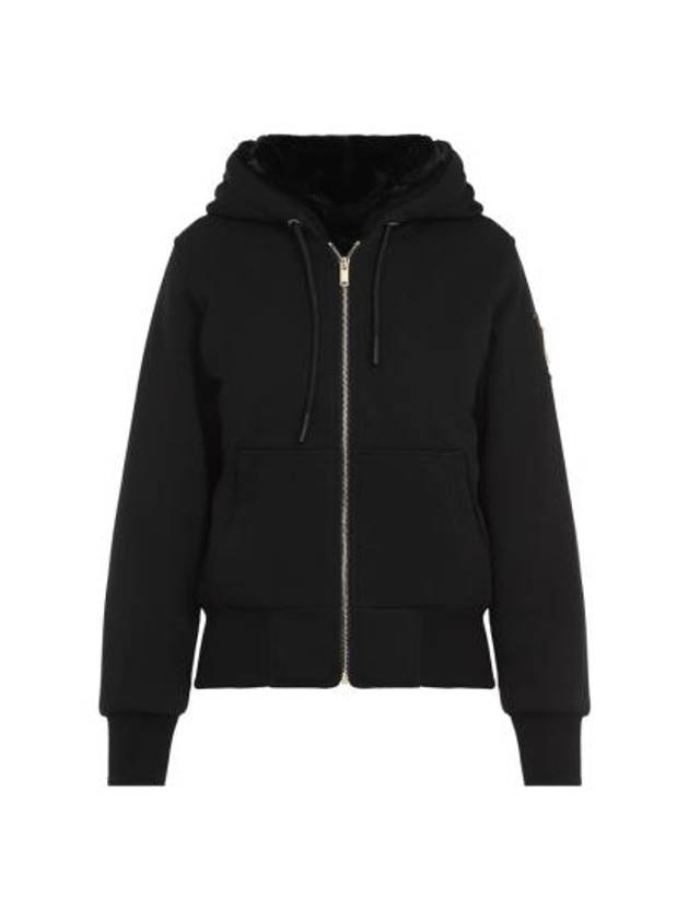 Madison Bunny Gold Hooded Jacket Black - MOOSE KNUCKLES - BALAAN 2