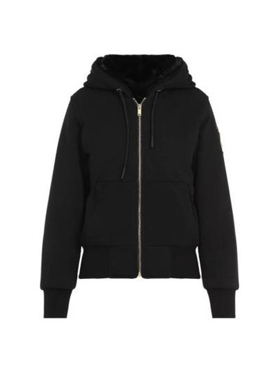 Madison Bunny Gold Hooded Jacket Black - MOOSE KNUCKLES - BALAAN 2