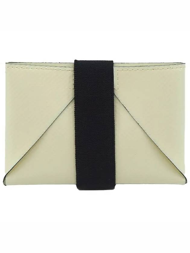 Origami Black Logo Banding Card Holder Red White - MARNI - BALAAN.