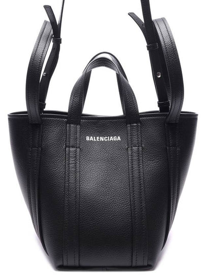 Everyday XS Grained Calfskin Shoulder Tote Bag Black - BALENCIAGA - BALAAN 2