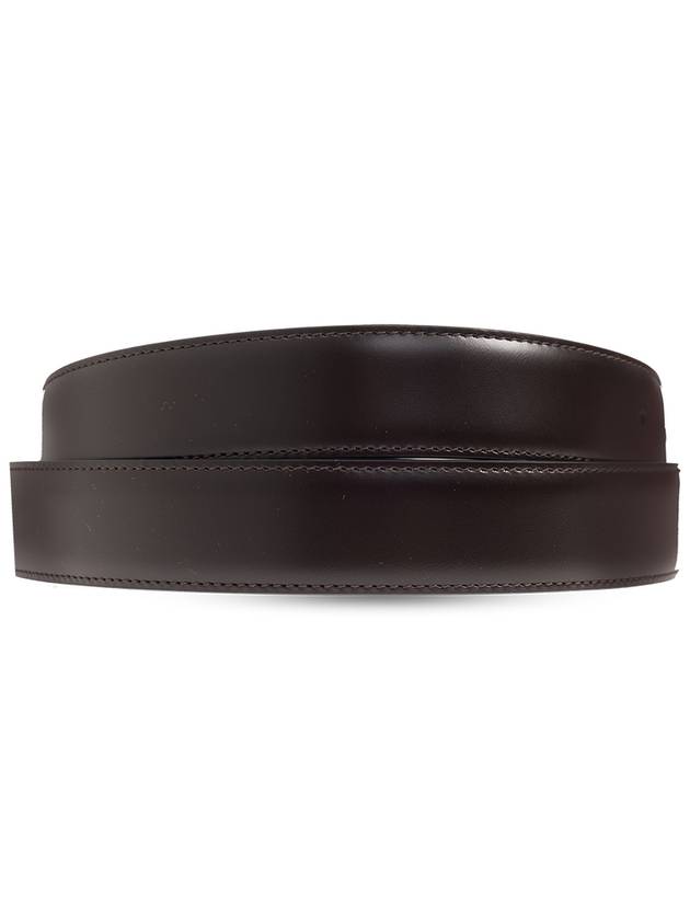 FERRAGAMO Reversible Belt With Logo, Men's, Brown - SALVATORE FERRAGAMO - BALAAN 4