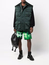 Men's Tie Dye Shorts Green - AMI - BALAAN 4