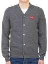 Red Heart Cardigan Dark Grey P1 AZ N008 3 - COMME DES GARCONS - BALAAN 2