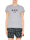 Cotton logo short sleeve Tshirt - A.P.C. - BALAAN 1