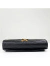 Monogram Envelope Small Half Wallet Black Gold - SAINT LAURENT - BALAAN 6