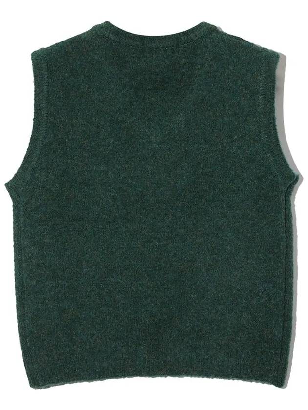 V-neck women’s knit vest GREEN - 20THHOLE - BALAAN 3