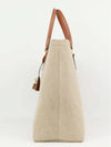 anchor print cabas tote bag beige - CELINE - BALAAN.