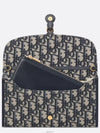 Bobby East West Chain Oblique Jacquard Pouch Bag Blue - DIOR - BALAAN 4