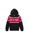 Men's Logo Wool Knit Hoodie Black - CELINE - BALAAN 2