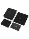 Grande Poudre Textured Matelasse Leather Card Wallet Black - SAINT LAURENT - BALAAN 4