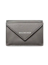 Papier Mini Half Wallet Grey - BALENCIAGA - BALAAN 1