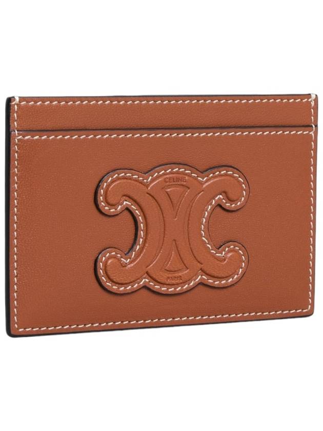 Coeur Triomphe Card Wallet Tan - CELINE - BALAAN 3