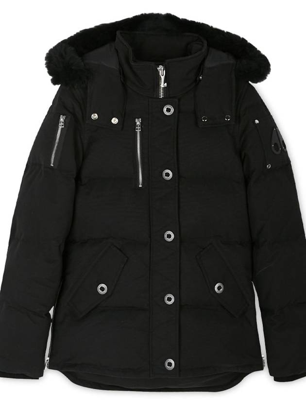 Original Threequarter Jacket Black Fur Black - MOOSE KNUCKLES - BALAAN 3