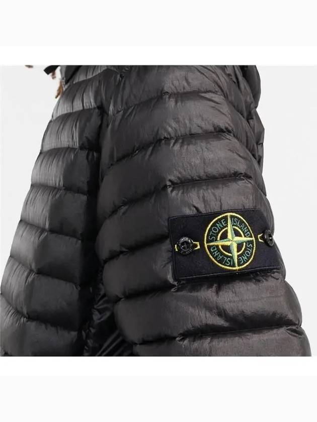 Loom Woven Chambers R-Nylon Down-TC Packable Jacket Black - STONE ISLAND - BALAAN 4