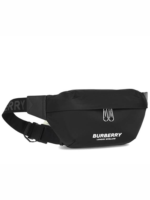 Logo Print Nylon Sonny Bum Belt Bag Black - BURBERRY - BALAAN 3