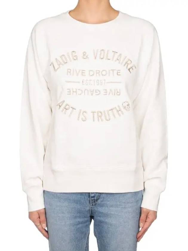 Logo embroidery brushed sweatshirt SKTS7110F - ZADIG & VOLTAIRE - BALAAN 2