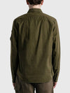 Gabardine Utility Long Sleeve Shirt Bronze Green - CP COMPANY - BALAAN 4