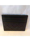 Intrecciato Leather Card Wallet Black - BOTTEGA VENETA - BALAAN 10