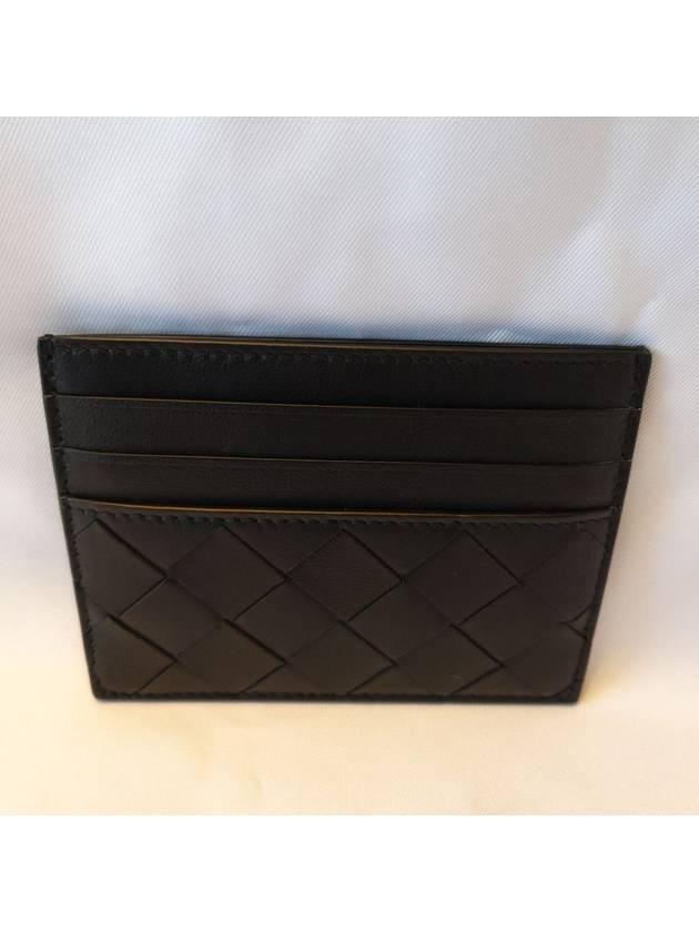 Intrecciato Leather Card Wallet Black - BOTTEGA VENETA - BALAAN 10