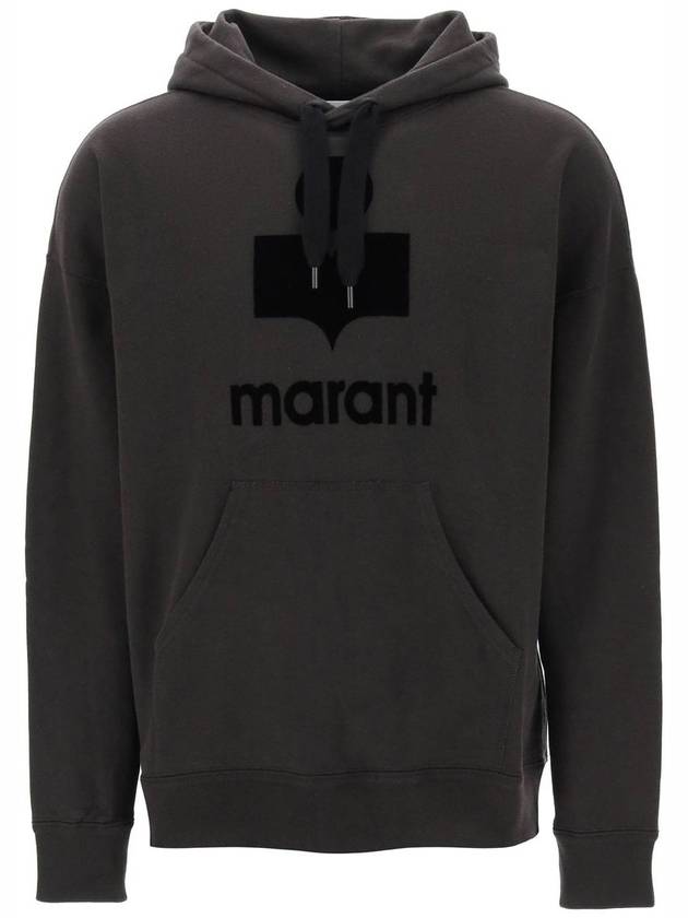 Miley Logo Hoodie Faded Black - ISABEL MARANT - BALAAN 2