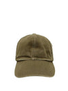 Cassandre Cotton Ball Cap Olive - SAINT LAURENT - BALAAN 2