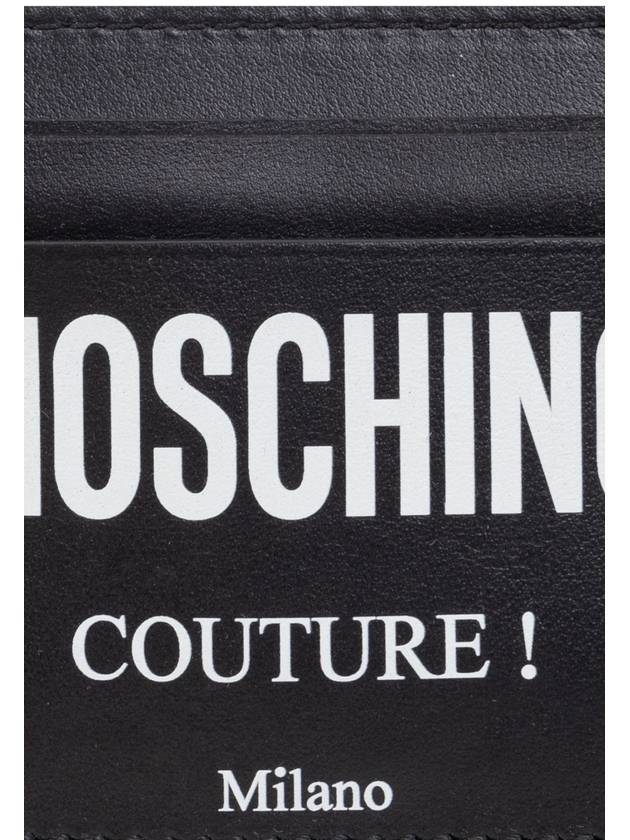 Moschino Printed Card Holder, Men's, Black - MOSCHINO - BALAAN 3