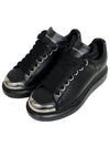 571029 WHQYW 1081 Oversole Sneakers Black - ALEXANDER MCQUEEN - BALAAN.