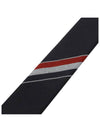 Three-Line Engineer Stripe Wool  Neck Tie Navy - THOM BROWNE - BALAAN 6