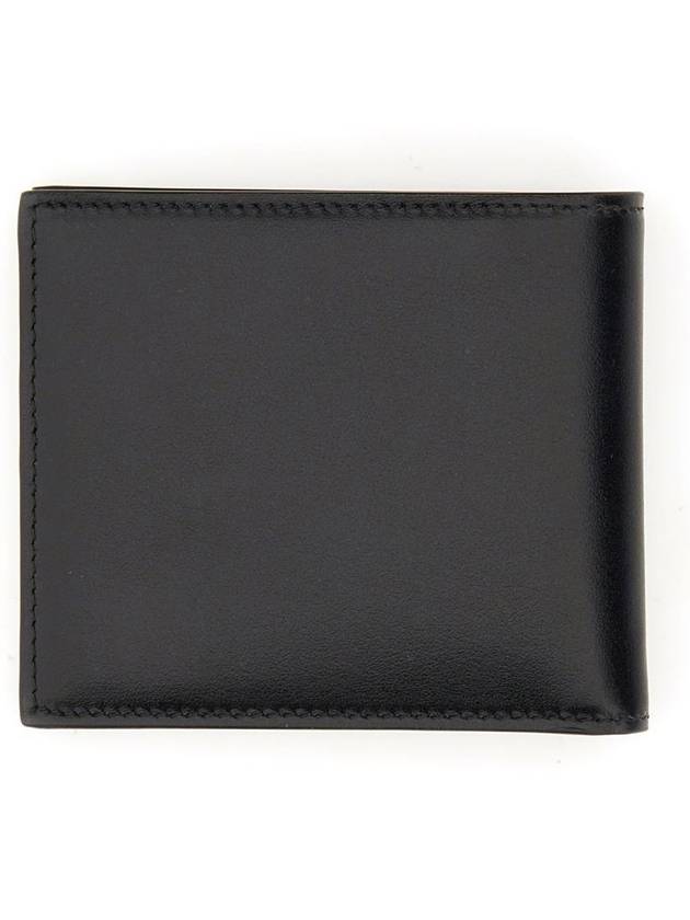 Logo Print Leather Wallet Black - DOLCE&GABBANA - BALAAN 4