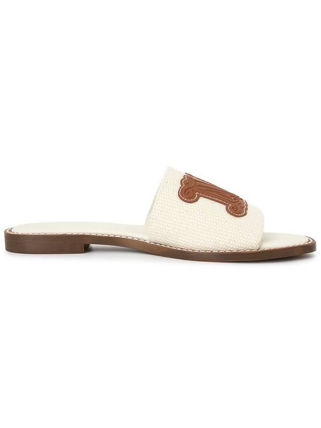 Geneve Logo Slippers Ivory - MAX MARA - BALAAN 5