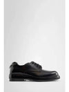 Brushed Leather Derby Shoes Black - PRADA - BALAAN 2