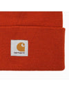 logo patch knit beanie I020222 0ETXX - CARHARTT - BALAAN 2