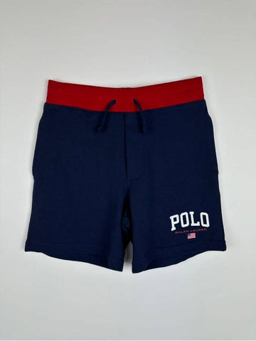 Kids Classic Sweat Shorts 322942199002 Navy Boys 6Y - POLO RALPH LAUREN - BALAAN 1