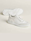 Bouncing Sneakers Mesh Suede Goatskin Blanc - HERMES - BALAAN 4