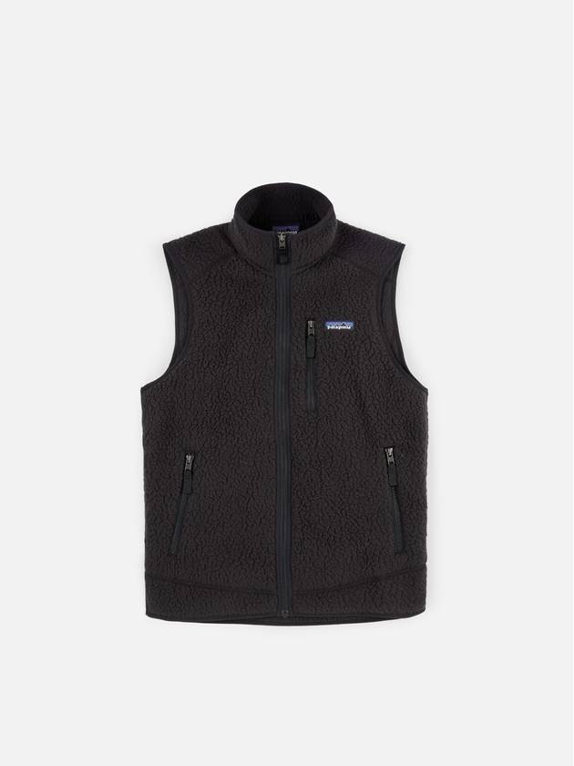 Men's Retro Pile Vest Black - PATAGONIA - BALAAN 2