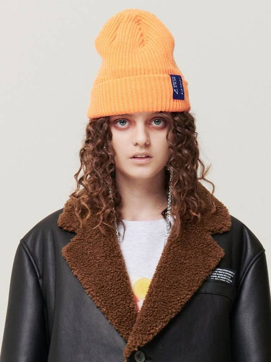 Holly Simple Short BeanieOrange - HOLY NUMBER 7 - BALAAN 1