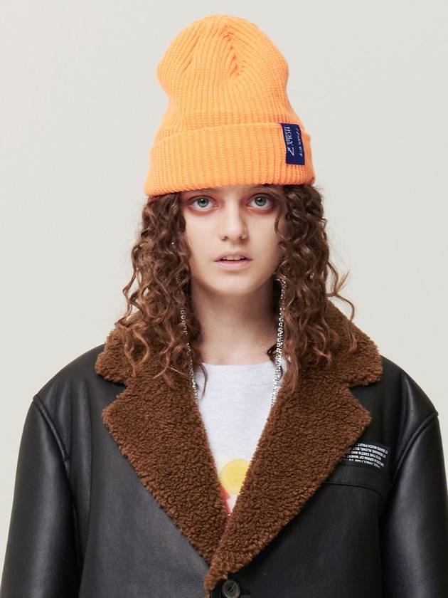 Holly Simple Short BeanieOrange - HOLY NUMBER 7 - BALAAN 2