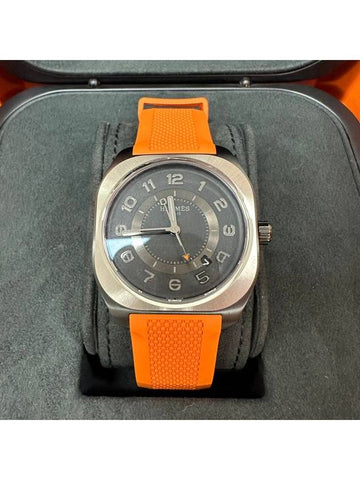 H08 Watch Automatic Titanium - HERMES - BALAAN 1