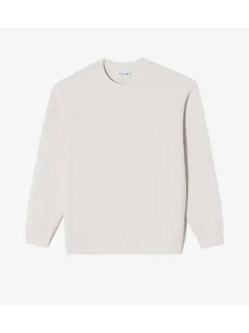 Men s cushioned crewneck t shirt cream - LACOSTE - BALAAN 1