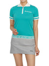 Women's Logo Short Sleeve PK Shirt Mint - HORN GARMENT - BALAAN 6