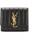 Vicky Small Women's Bicycle Wallet 539984 0YD01 1000 - SAINT LAURENT - BALAAN 1