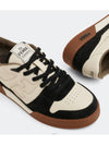 Match FF Logo Low Top Sneakers Black - FENDI - BALAAN 3