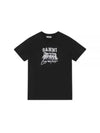 Thin Jersey Puppy Love Relaxed Short Sleeve T-Shirt Black - GANNI - BALAAN 2